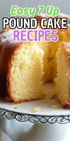 If you’re in the mood for a classic dessert that’s moist, tender, and bursting with flavor, then this Easy 7 Up Pound Cake is just what you need. With a… 7 Up Pound Cake, Traditional Pound Cake, 7up Pound Cake, Easy Pound Cake, Creme Brulee Cheesecake, Peach Pound Cakes, Pound Cake Recipes Easy, Easy Carrot Cake, Pound Cake Recipe