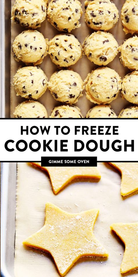 Best Cookie Dough Recipe, Freezable Cookie Dough, Freezer Cookie Dough, Freeze Cookie Dough, Freezable Cookies, Freezer Cookies, Cookie Dough Recipe, Frozen Cookie Dough, Fresh Baked Cookies