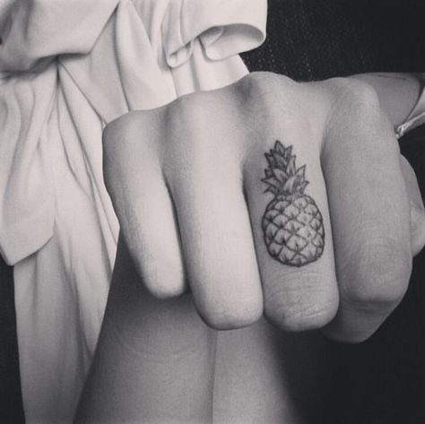 Fruit Tattoos, Pineapple Tattoo, Fruit Tattoo, Small Tats, Inspiration Tattoos, Bff Tattoos, Skin Art, Couple Tattoos, Mini Tattoos