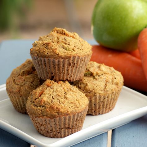 Southern In Law: Recipe: Carrot and Apple Muffins and a Review of the Tefal Fresh Express Apple Sauce Muffins, Carrot Apple Muffins, Apple Muffin Recipe, Apple Carrot Muffins, Apple Muffin, Banana Zucchini Muffins, Apple Muffin Recipes, Carrot Cake Oatmeal, Healthy Muffin Recipes