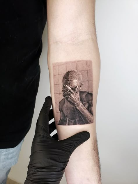 Frank Ocean Blonde Album, Ink Shading, Frank Ocean Tattoo, Frank Ocean Blonde, Blonde Album, Blonde Tattoo, Jack Tattoo, Ocean Tattoo, Words Art