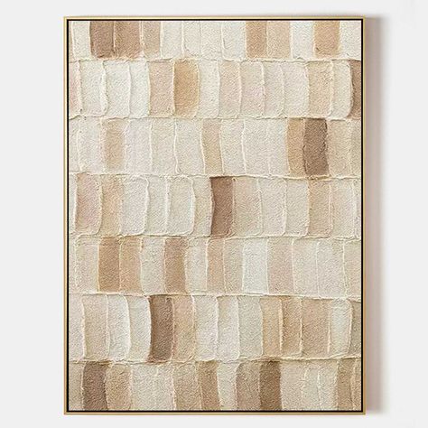 3D Beige Textured Acrylic Abstract Painting Beige Wall Art Beige Textured Canvas Abstract Art Wabi Sabi Wall, Wabi Sabi Wall Art, Free Frames, Contemporary Minimalist, Art Texture, Papel Mache, Plaster Art, White Texture, Colorful Landscape