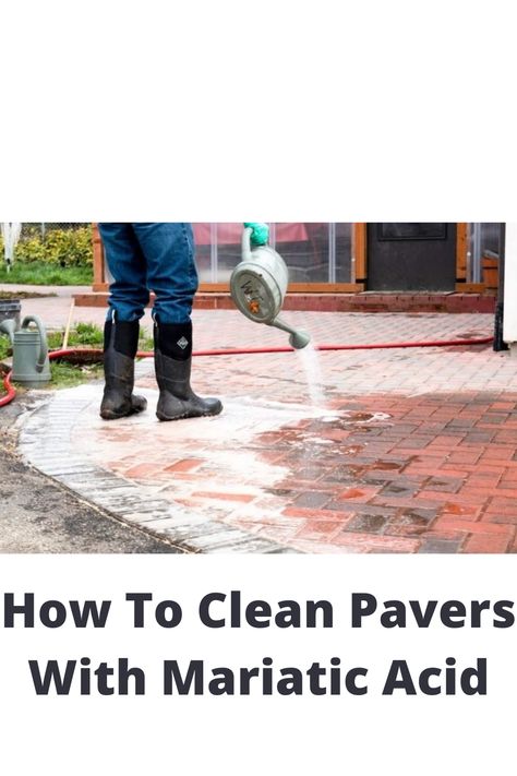 This article’s aim is to educate us on how to clean pavers with muriatic acid and other relevant topics discussed in the article. Check this pin and learn more. Cleaning Pavers, Muriatic Acid, Bluestone Pavers, Clean Concrete, Travertine Pavers, Bluestone Patio, Outdoor Tiles, Pool Cleaning, Marble Tiles