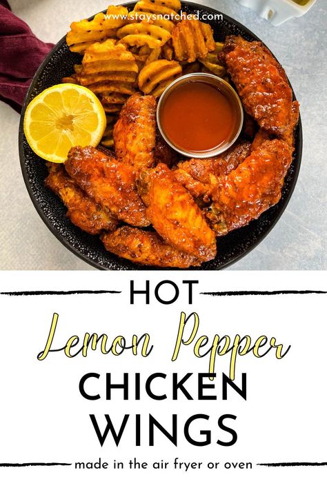 Hot Lemon Pepper Wings Air Fryer, Hot Wings Wingstop, Buffalo Lemon Pepper Sauce, Mild Lemon Pepper Wings Recipe, Hot Lemon Pepper Wings Recipes, Lemon Pepper Hot Wings, Deep Fried Lemon Pepper Wings, Hot Lemon Pepper Sauce, Buffalo Lemon Pepper Wings