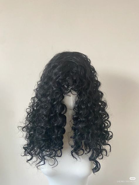 Curly Hair Claim, Unique Hairstyles For Long Hair, Hair Claim, Curly Black Hair, High Fashion Hair, Hair Doctor, Hair Style Korea, Long Curly Wig, Curly Hair Wig