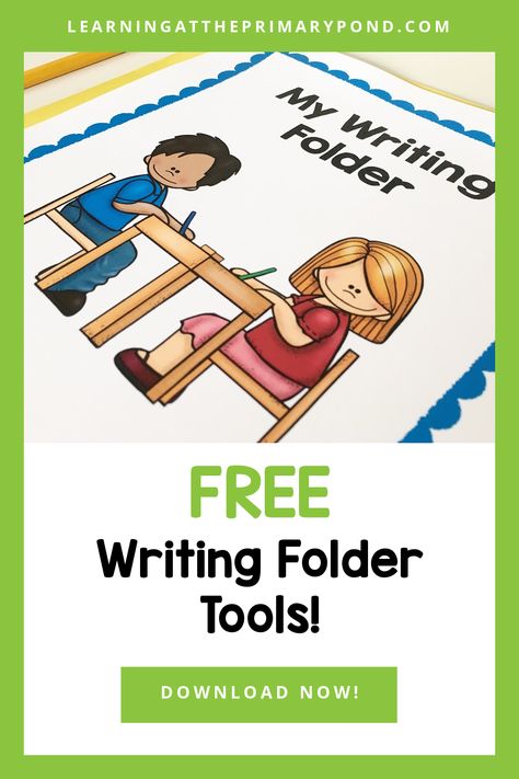 I use writing folders rather than notebooks with my students. 📝 Folders work well for me because a) students are able to use individual writing pages stapled together and are less likely to get confused about where their stories begin and end, and b) it gives students a place to store tools like an alphabet chart or editing checklist! If you use writing folders or would like to try them out, you can grab all my writing folder resources for free! Kindergarten Folder Ideas, List Of Transition Words, Editing Checklist, Writing Genres, Writing Folders, School Folders, Folder Cover, Alphabet Chart, Blends And Digraphs