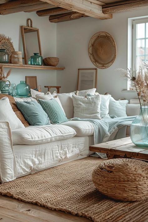 15 Stunning Boho Coastal Living Room Ideas for a Beachy Home 26