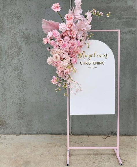 Welcome Stand, Pastel Wedding Decorations, Wedding Welcome Board, Wedding Backdrop Design, Birthday Party Theme Decorations, Welcome Board, Boho Wedding Decorations, Pastel Wedding, Backdrop Design