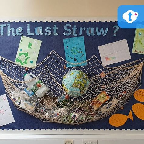 Happy Classroom, World Oceans Day, Birthday Bulletin, Activities For Students, Summer Board, The Last Straw, Earth Day Crafts, School Displays, Events Activities