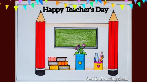 #teachersday #teachersdaydrawingeasy #teachersdaydrawing #happyteachersday #happyteachersdaydrawing #bestteacherdaydrawing  #worldteachersday 
#teachersdaycelebration 
#nationalteachersday 
#Internationationalteachersday 
#bestteacher 
#easyteachersdaycarddrawing #teachersday2023 
#teachersdayspecialdrawing #drawing #easydrawing #howtodraw #postermaking #2023 #card #carddrawing #easy #stepbystep #beautiful #amritadrawingbook #best Register Decoration, Teachers Day Drawing, Attendance Register, Teachers Day Special, Teachers Day Poster, World Teacher Day, Creative Drawings, Teachers Day Card, World Teachers