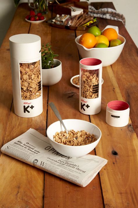 Mun Joo Jane, jeune étudiante américaine nous présente son projet Kellogg's Cereal, packaging pour une gamme de céréales pour adulte #design  #packaging Food Packaging Ideas, Cereals Packaging Design, Healthy Food Packaging, Special K Cereal, Cereal Packaging, Packaging Snack, Spices Packaging, Special K, Modern Food