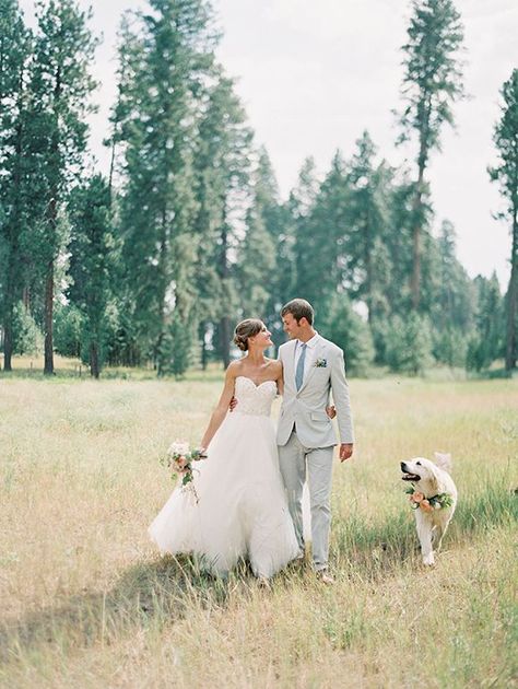 Dog Wedding Photos, Photos With Dog, Wedding Picture Poses, Montana Wedding, Wedding Pets, Wedding Photography Tips, Wedding Photos Poses, Dog Wedding, Wedding Videographer