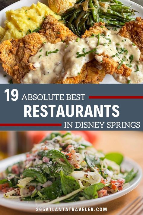 Disney Springs Restaurants, Disney Springs Orlando, Disney Restaurants, Florida Resorts, Disney World Planning, Quick Bite, Restaurant Guide, Disney Dining, Best Dining