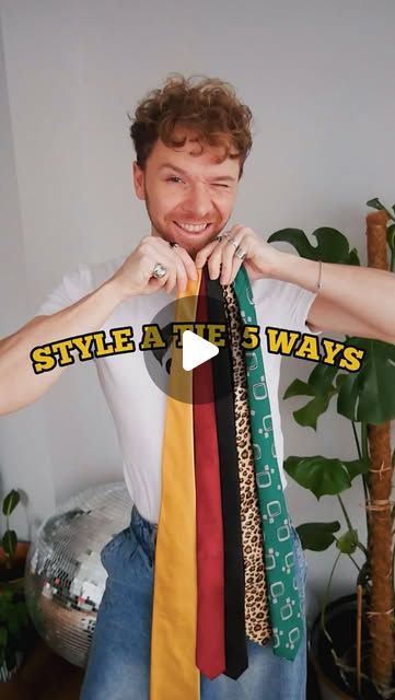 Luke Heywood on Instagram: "👔 How To Style A Tie 5 Ways 👔

A tie has become my go to for an accessory, I love how it can really make an outfit. Let’s not forget just how versatile a tie can be. I remember at school I used to hate ties, anybody else? 
But now, I’m in love. 

Do you love a tie? 👔

Ties, how to video, how to style a tie, how to style, Manchester influencer, Manchester blogger, unisex fashion" Make An Outfit, At School, Then And Now, Manchester, Unisex Fashion, Influencer, Blogger, Let It Be, Quick Saves