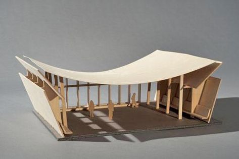 Concept Models Architecture, Pavilion Architecture, Pavilion Design, Arch Model, Architecture Design Sketch, Architecture Design Drawing, Wooden Structure, Architecture Model Making, Architecture Concept Drawings