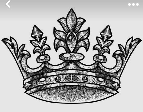 Gothic Crown Tattoo, Traditional Tattoo Crown, Diamond Crown Tattoo, Coronas Tattoo, Royalty Tattoo, King Crown Drawing, Crown Tattoo Men, King Crown Tattoo, Crown Tattoos For Women