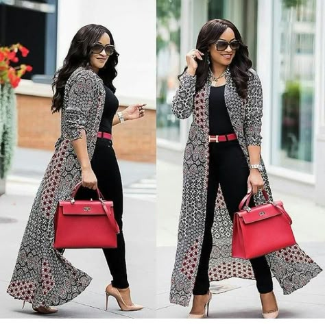 Kimono Ankara Styles, Afrocentric Fashion, Ethno Style, Mode Kimono, Corporate Wear, African Print Dresses, African Clothing Styles, Latest African Fashion Dresses, African Wear