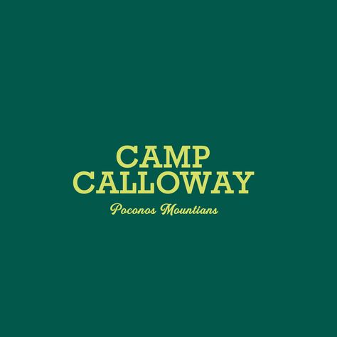 branding design for camp calloway from the addicted series by @kbmritchie | dasiy meadows | daisy and ryke | the addicted series aesthetic Camp Calloway, Addicted Series Aesthetic, Daisy And Ryke, Camp Branding, The Addicted Series, Calloway Aesthetic, Camp Aesthetic, Aesthetic Branding, Camp Brand