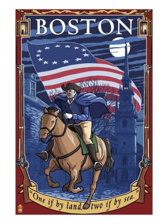 Travel Ads, Paul Revere, Vintage Poster Art, Boston Massachusetts, Boston Ma, Vintage Travel Posters, Holiday Travel, Hush Hush, American History