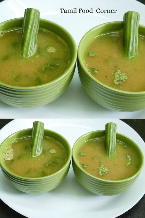 Drumstick Soup, Tamil Food, Homemade Soups, Recipes In Tamil, Delicious Soup Recipes, Lets See, The Flesh, Homemade Soup, Healthy Soup