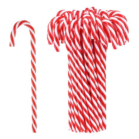 PRICES MAY VARY. Sufficient quantity: sufficient quantity of Christmas plastic candy canes, enough for you to use in different situations; Size: each is 15 cm/ 6 inches long Festive design: these plastic candy cane decorations have different colors, which are related to Christmas, they can really add a festive touch, they look so pretty on the window or the tree and are such a little lovely addition to your holiday decorations Material: the Christmas candy cane is made of acrylic, and safe mater Christmas Candy Cane Decorations, Candy Cane Decorations, Candy Cane Christmas Tree, Plastic Christmas Tree, Candy Cane Ornament, Candy Cane Wreath, Holiday Party Favors, Christmas Tree Hanging, Candy Cane Christmas