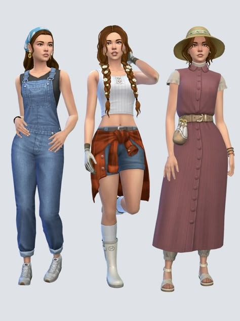 Sims4 Outfits, Ts4 Lookbook, Cc Lookbook, Sims Lookbook, Sims Inspiration, Sims 4 Challenges, Sims 4 Cc Folder, Sims 4 Teen, Sims 4 Mm