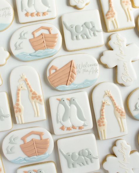 Noah’s First Birthday, Noah's Ark Cookies, Noah’s Ark First Birthday, Noah’s Ark Baptismal Theme, Noah’s Ark Cookies, Noah’s Ark Birthday, Noah's Ark Birthday Party Ideas, Noah's Ark Baby Shower Ideas, Two By Two Birthday Noah's Ark