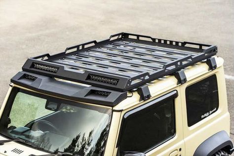 Roof Racks: Bring More Stuff on Your Next Trip | Australia in Motion Roof Racks For Trucks, Roof Rack Ideas Off Road, Jimny Roof Rack, Cargo Roof Rack, Vw Pointer, Truck Roof Rack, Mobil Off Road, Accessoires 4x4, Jimny Sierra