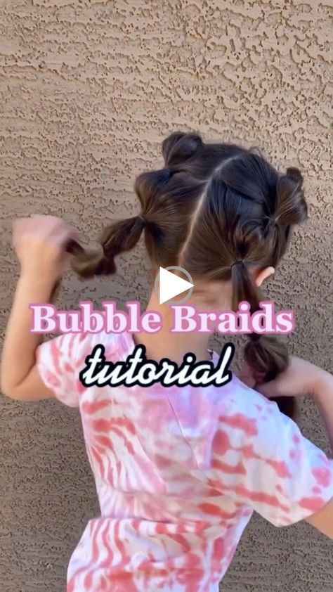 ✓hairstyles for kids, easy going out hairstyles... Easy Little Girl Hairstyles, Bubble Braid, Girl Hair Dos, Girls Hairstyles Easy, Bubble Braids, Easter Hairstyles For Kids, Hairstyles Bridesmaid, Wacky Hair Days, Mode Turban