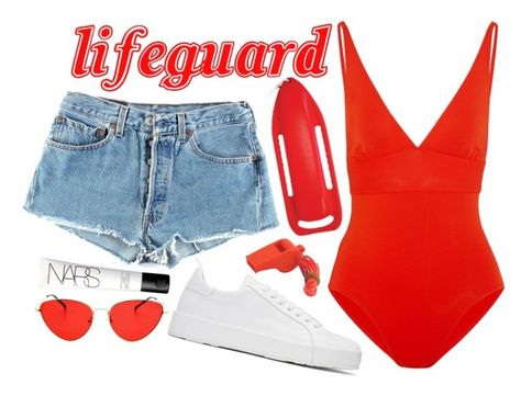 Baywatch Outfit, Lifeguard Halloween, Baywatch Costume, Lifeguard Outfit, Lifeguard Costume, Easy Couple Halloween Costumes, Carnaval Outfit, Beach Costume, Trendy Halloween Costumes