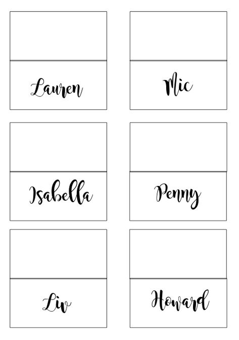 Printable Place Cards Templates, Diy Name Cards, Free Place Card Template, Place Cards Template, Diy Place Cards, Printable Place Cards, Christmas Place Cards, Boda Diy, Table Name Cards