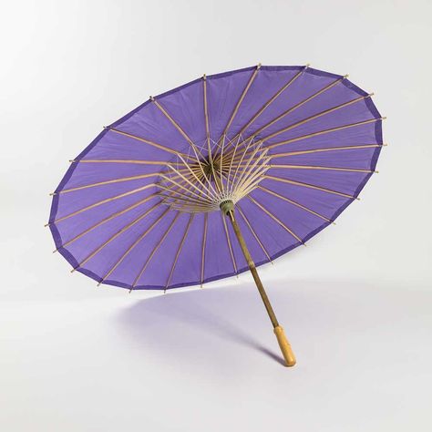 CLOSEOUT 28" Purple Paper Parasol Umbrella | Paper Parasol Umbrellas | Luna Bazaar | Boho & Vintage Style Decor