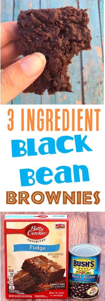 Black Bean Recipes! This Easy Brownie Recipe is the ultimate protein-packed dessert... rich, decadent, and nobody will notice the secret ingredient! Give them a try this week! Just 3 Ingredients! Black Bean Recipes Easy, Minimalist Recipes, Yummy Brownie Recipes, Weight Watchers Recipes With Points, Easy Brownie Recipe, Luscious Recipes, Brownie Mix Recipes, Cookie Brownies, Clean Sweets