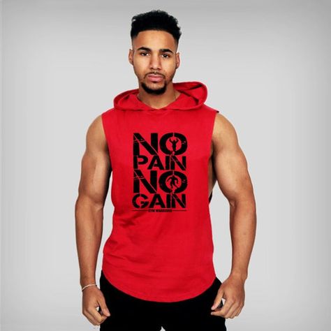 Men’s Gym Clothing Bodybuilding Tank – Goddess Key Essentials Hooded Tank Top, Gym Outfit Men, Body Building Men, Hipster Man, Gym Clothing, Sportswear Fashion, Gym Tank Tops, Sport Top, Gym Tops