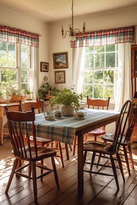 Cottagecore Dining Room, Cottage Dining Rooms, Girly Apartments, Style Apartment, Cottagecore Home, Aesthetic Apartment, Rooms Decor, Apartment Decoration, Casa Country