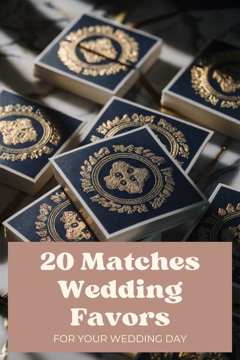 20 Unique and Fun Matches Wedding Favors Personalized Matchbooks, Matches Wedding, Wedding Matches Favors, Wedding Match Boxes, Personalized Match Boxes, Art Deco Pink, Charming Wedding, Elegant Wedding Favors, Gifts Photography