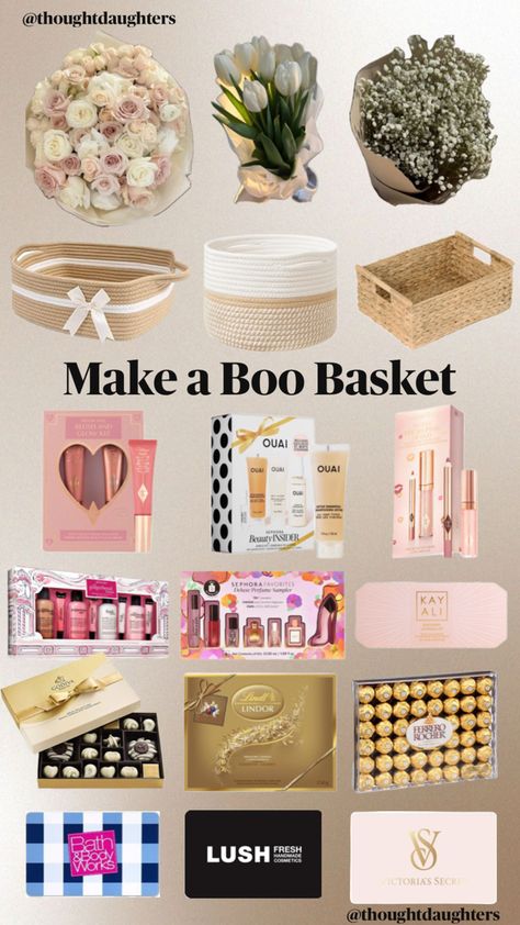 boo basket ideas, boo basket for her, gift basket ideas for women, thoughtful gift baskets, boo basket essentials, DIY boo basket, luxury gift basket items, boo basket flower ideas, makeup gift sets for boo baskets, skincare products for gift baskets, chocolate gift basket ideas, Ferrero Rocher boo basket, Lindt chocolates gift basket, Godiva chocolate ideas, Bath & Body Works gift cards, LUSH gift cards, Victoria’s Secret gift cards, Christmas boo basket ideas, birthday gift basket ideas, Sephora Favorites gift sets, Charlotte Tilbury boo basket, OUAI mini gift sets, personalized boo basket ideas, aesthetic gift baskets, boo basket filler ideas, unique boo basket inspiration. Chocolate Gift Basket Ideas, Diy Boo Basket, Birthday Gift Basket Ideas, Gift Basket Items, Basket Filler Ideas, Gift Basket Ideas For Women, Gift Cards Christmas, Boo Basket Ideas, Luxury Gift Basket