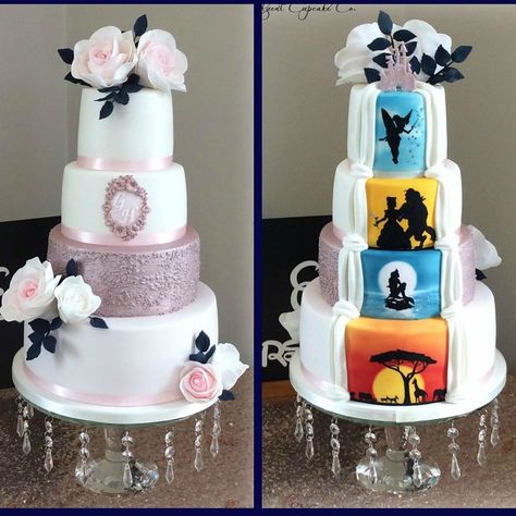 Just Mousing Around on Instagram: “#DisneyWorld #ILoveDisney #Minnie #IDo #disneyweddings #disney #disneycruiseline #destinationwedding #weddingphotographer #disneycakes…” Disney Wedding Cake Toppers, Disney Themed Wedding, Disney Wedding Cake, Disney Inspired Wedding, Disney Wedding Theme, Cake Bridal, Tema Disney, Wedding Cake Ideas, Wallpaper Disney