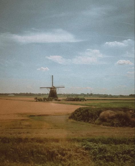 Farm Field Aesthetic, Netherlands Aesthetic Vintage, Netherland Aesthetic, Vintage Farm Aesthetic, Nederland Aesthetic, Windmill Aesthetic, Vintage Country Aesthetic, Nature Vintage Aesthetic, Netherlands Countryside