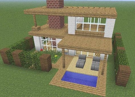 Easy Minecraft House Designs, Minecraft House Decorations, Minecraft Houses For Girls, Minecraft Houses Xbox, Minecraft Houses Survival, Rumah Minecraft Sederhana, Minecraft World, Minecraft Houses Blueprints, Bangunan Minecraft