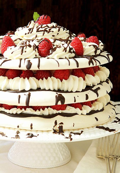 Boccone Dolce, Raspberry Pavlova, Chocolate Pavlova, Pavlova Dessert, Colorado Food, Chocolate And Raspberry, Pavlova Recipe, Dessert Simple, Chocolate Sweets