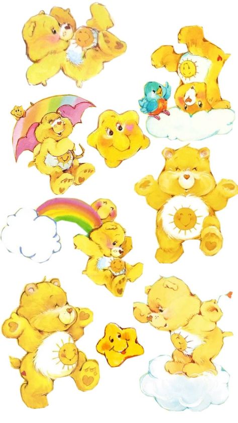 Funshine Bear, Care Bear, Care Bears, Art Reference, Bears, Art Ideas, Art