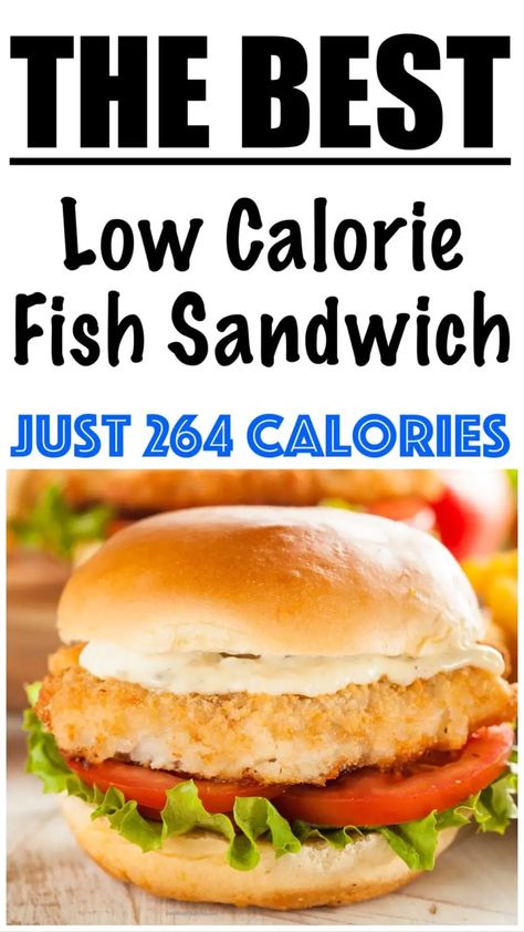 Low Calorie Seafood Recipes, Low Calorie Fish Recipes Dinners, Low Calorie Fish Recipes, Low Calorie Sandwich Bread, Low Calorie Tuna Sandwich, Low Cal Sandwiches Under 300 Calories, Low Calorie Sandwich, Fish Fillet Sandwich, Fish Sandwich Recipes