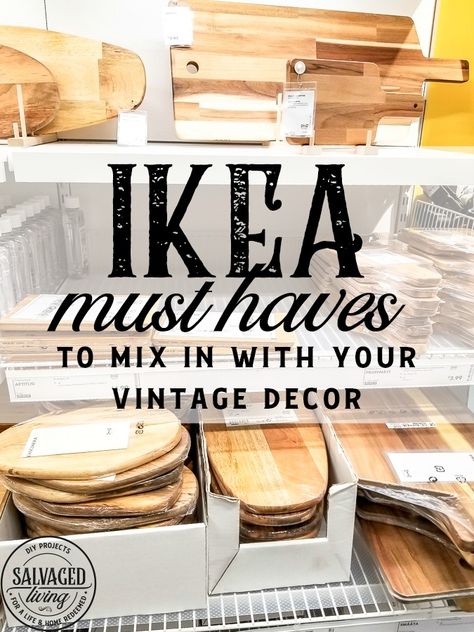 Ikea Must Haves, Ikea Farmhouse, Ikea Finds, Inexpensive Decor, Diy Vintage Decor, Ikea Decor, Ikea Hack Ideas, Ikea Furniture Hacks, Ikea Home