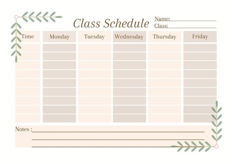 Class schedule minimalistramadanplanner #instagramplanner #monthlyplannerprintable #hobonichiplanner📃. Timetable Ideas Aesthetic, University Schedule, Weekly School Schedule, Event Organizer Planners, School Schedule Printable, Business Planner Organization, Study Planner Printable Free, Study Schedule Template, Class Schedule Template