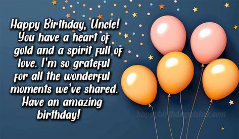 Birthday Wishes For Uncle | Happy Birthday Uncle Birthday Message For Uncle, Happy Birthday Wishes Quotes Messages, Uncle Happy Birthday, Uncle Birthday Quotes, Birthday Wishes For Uncle, Religious Birthday Wishes, Birthday Uncle, Niece Birthday Wishes, Happy Birthday Uncle