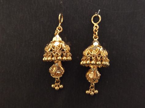 Zumka Earrings Gold, Zumka Earrings, Amish Books, Gold Jhumka, Gold Jhumka Earrings, Gold Jewels Design, Gold Necklace Indian, Choker Designs, Gold Earrings Wedding