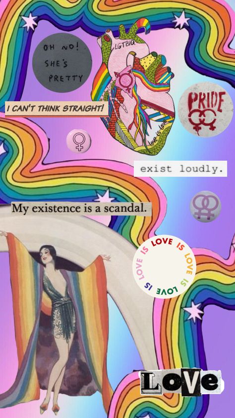 #pride #gay #lgbt #queer #wlw #sapphic Subtle Queer Art, Subtle Queer Wallpaper, Queer Wallpapers, Queer Posters, Lgbtq Poster, Lgbtq Wallpaper, Lgbt Poster, Pride Month 2023, Queer Aesthetic