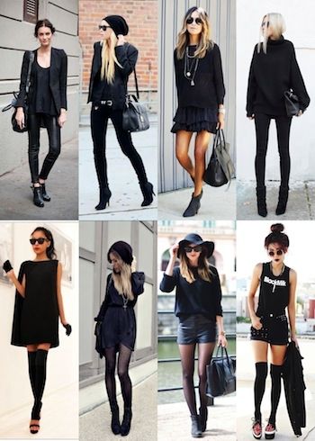 Black Wardrobe, Black Outfits, Anna Wintour, All Black Outfit, Edgy Outfits, Looks Style, Style Outfits, Look Chic, Vera Wang