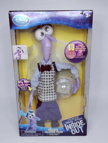 Disney Store Pixar Inside Out Deluxe Talking / Light Up FEAR 10" Doll Figure Inside Out Toys, Fear Inside Out, Disney Store Toys, Pixar Inside Out, Disney Princess Toys, Movie Inside Out, Kids Part, Disney Inside Out, Princess Toys